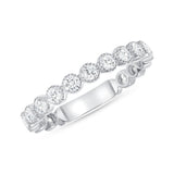 Filigree Small Bezel Eternity Band