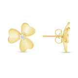 Diamond Fleur Earrings