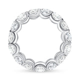 Round Diamond Mid Eternity Band