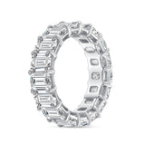 Emerald Cut Eternity Band