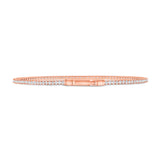 Flexible Gold and Diamond Bangle