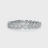 Filigree Small Bezel Eternity Band