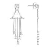 Baguette Dangle Earrings