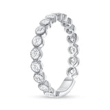 Filigree Small Bezel Eternity Band