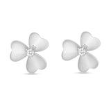 Diamond Fleur Earrings