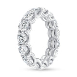 Round Diamond Mid Eternity Band