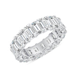Emerald Cut Eternity Band
