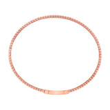 Flexible Gold and Diamond Bangle