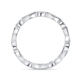 Marquise and Rounds Bezel Eternity