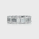 Emerald Cut Eternity Band